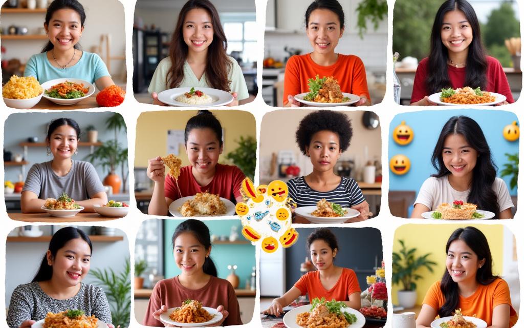 Filipino foodie community members sharing recipes and cooking tips online